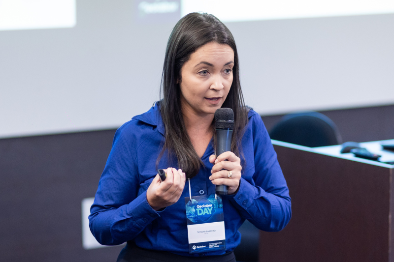 Tatiana Barreto dos Santos, bacharela em Engenharia de Minas, mestre e doutora em Engenharia Mineral pela Universidade Federal de Ouro Preto